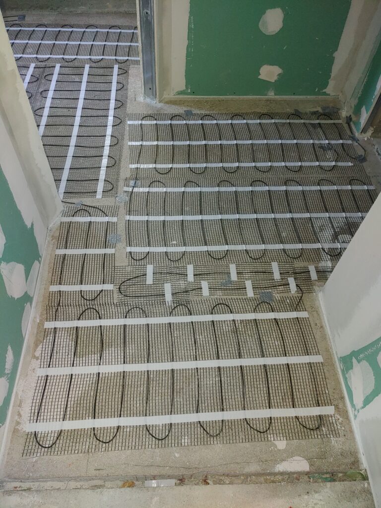 MONTAŽA ELEKTRIČNEGA TALNEGA GRETJA